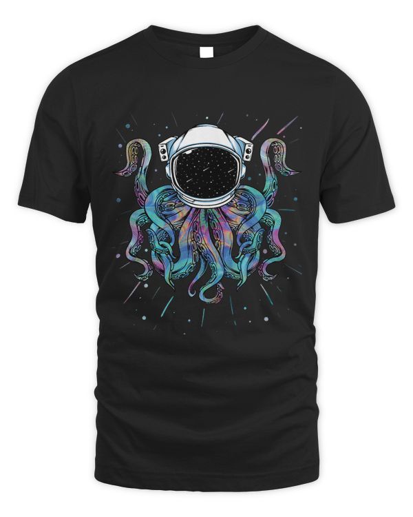 Psychedelic Octopus Outer Space Kraken Cosmic Universe