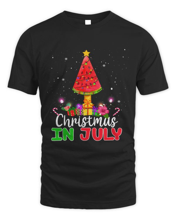 Watermelon Christmas Tree Christmas In July Summer Vacation 81