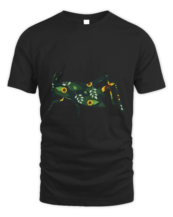 Grasshopper Sunflower Girl Floral Insect Hawaiian Women Gift