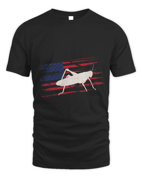 Grasshopper US American Flag Katydid 4th Of July USA Gift 3