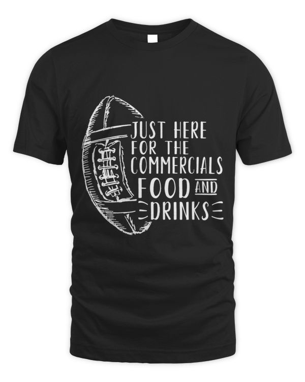 Just Here For The Commercials American Football Gift