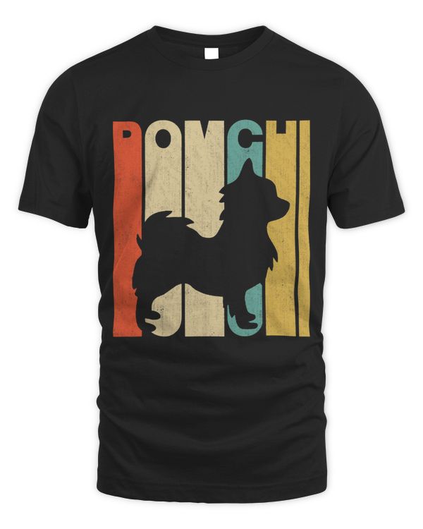 Vintage Retro Style Pomchi Silhouette
