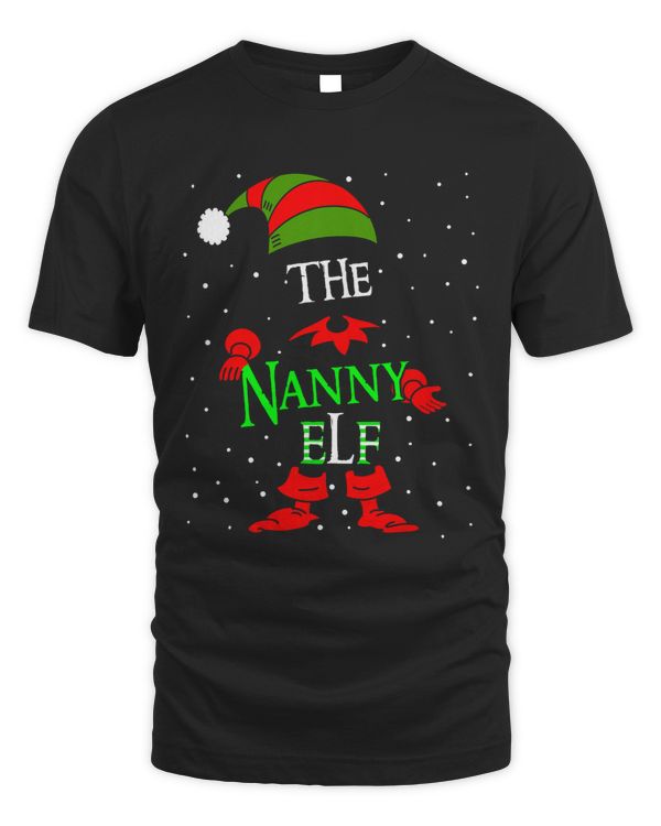 Nanny Elf Group Matching Family Christmas Pajama Outfit 82