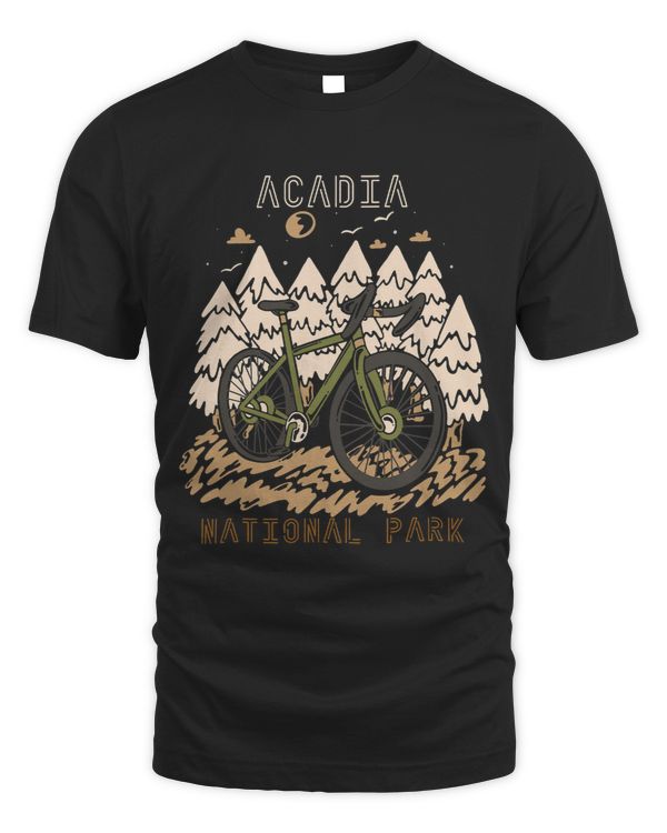 Biking Acadia National Park Souvenir Forest Hike Nature