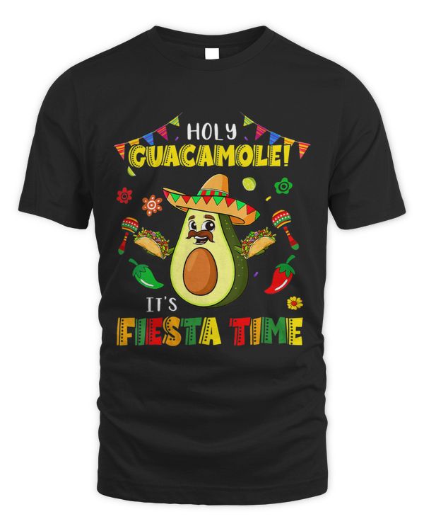 Holy Guacamole Its Fiesta Time Cinco De Mayo Avocado Maraca