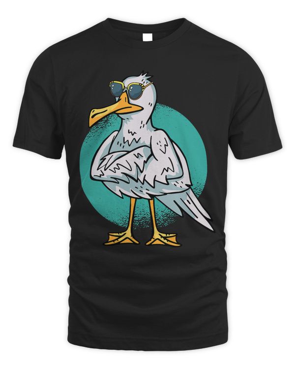 Funny Seagull With Sunglasses Outfit Love Sea Gulls