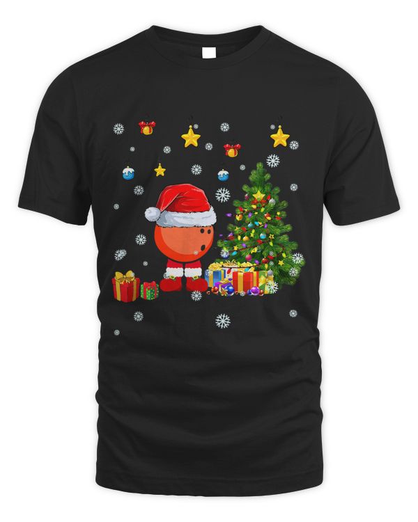 Santa Blowing Ball Christmas Tree Player Coach Fan Lover 98