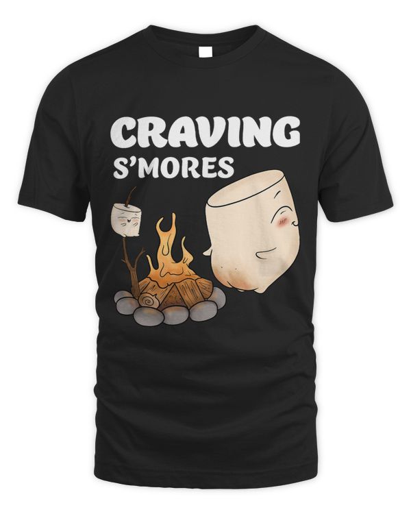 Funny Smores Cute Marshmallow Childrens Camping Kid Glamping