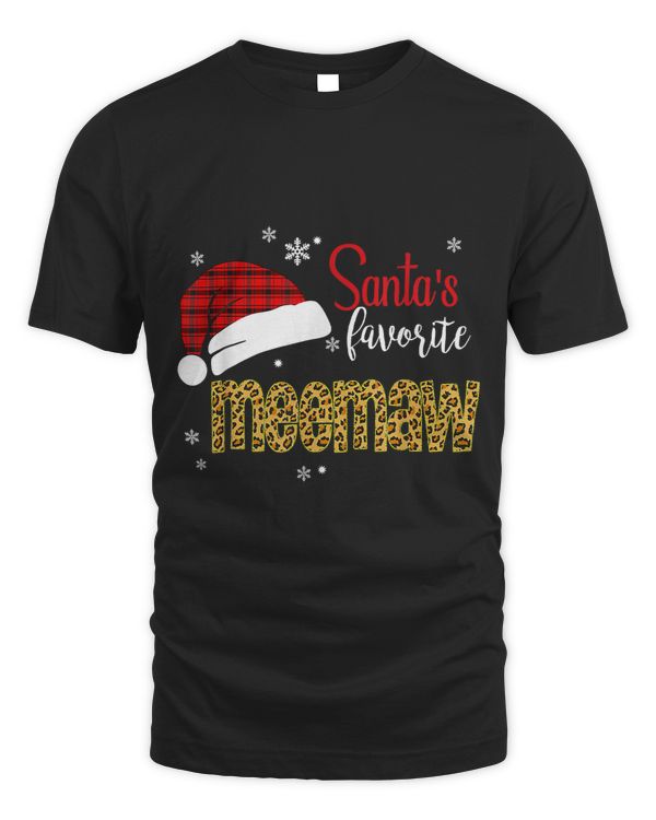Santa Favorite Meemaw Leopard Christmas Meemaw 37
