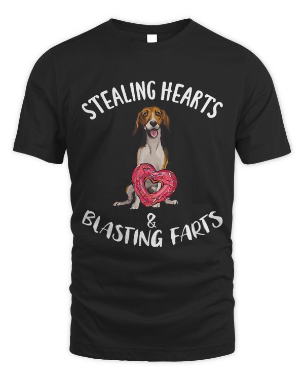 Stealing Hearts Blasting Farts American Foxhound Valentines