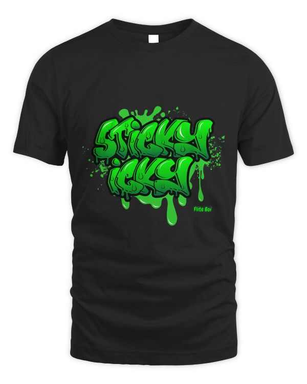 Flite Boi Funny Green Goo Graffiti Graphic
