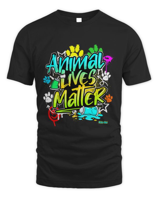 Flite Boi Humane Animal Lives Matter Graffiti Graphic
