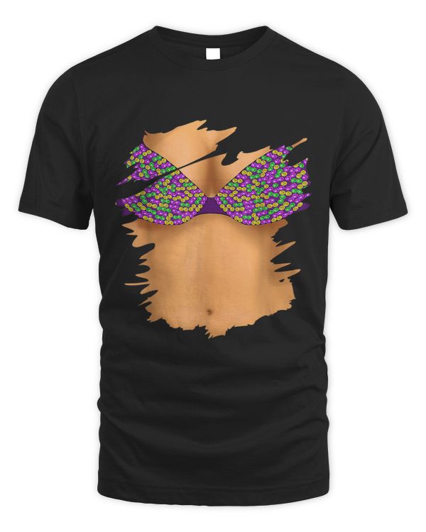 Funny Boobs And Bra Mardi Gras Sexy