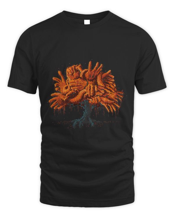 Autumn Hands Tree Illustration Nature Protector Camping