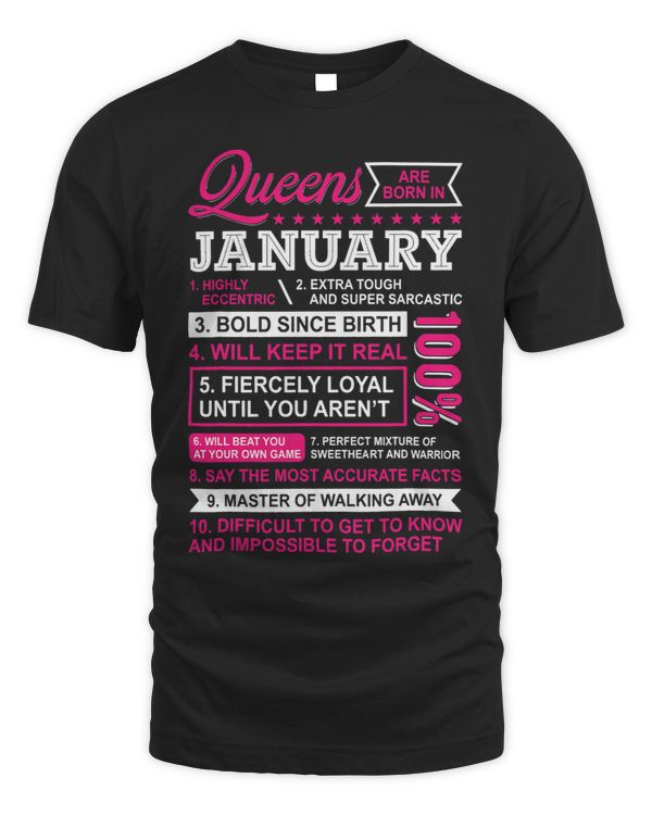 Queens Are Born In January Girl 10 Facts Cute Birthday Women