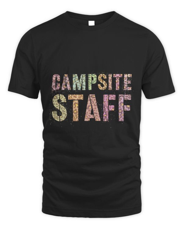 CAMPSITE STAFF Leopard Print Host Summer Counselor Teacher
