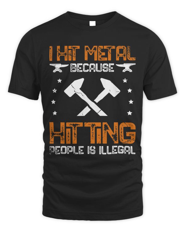 I Hit Metal Because Hitting People Is Illegal for Blacksmith
