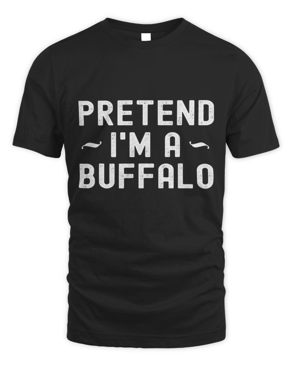 Halloween Buffalo Lazy Costume Pretend Im a Buffalo