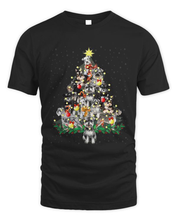 SchnauzerDogsChristmasPineTree 88