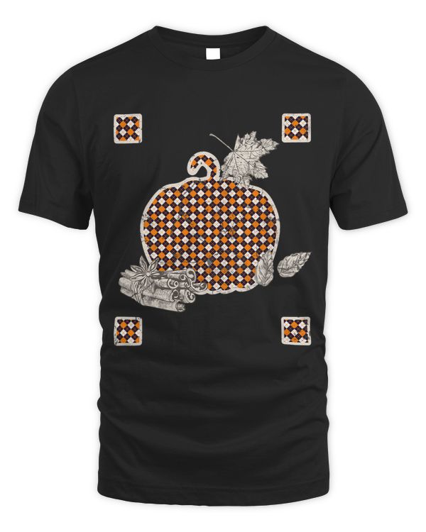 Halloween Vintage Cutest Pumpkin Buffalo Plaid Pumpkin