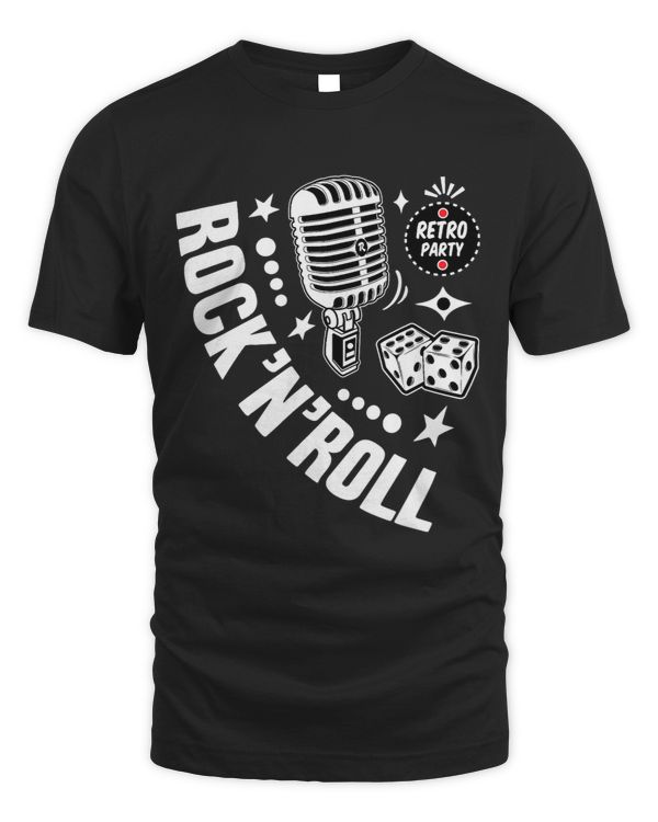 Sock Hop Retro 50s Rockabilly Men Women Doo Wop Microphone