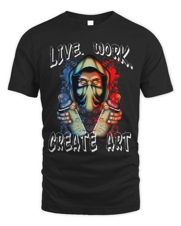 Graffiti Artist With Spray Cans Tagger Street Art T-Shirt Copy Copy Copy
