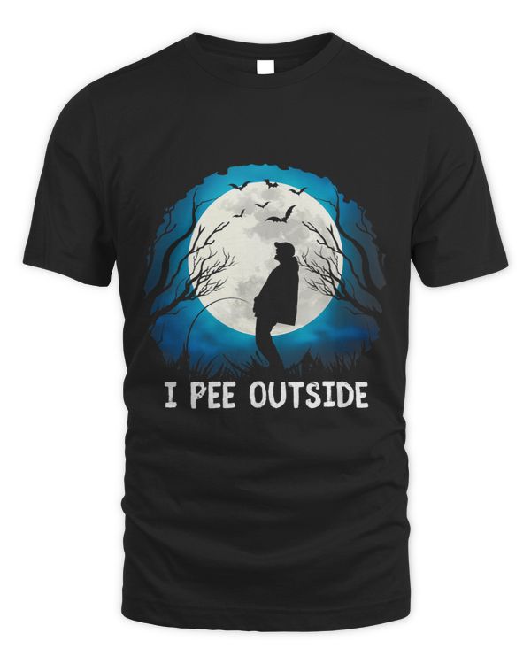 Funny I Pee Outside Tee Camping Walk In Woods Love Dank Meme