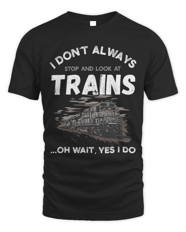 Railroad Trainspotter Stop And Look Railroad Lover Engineer