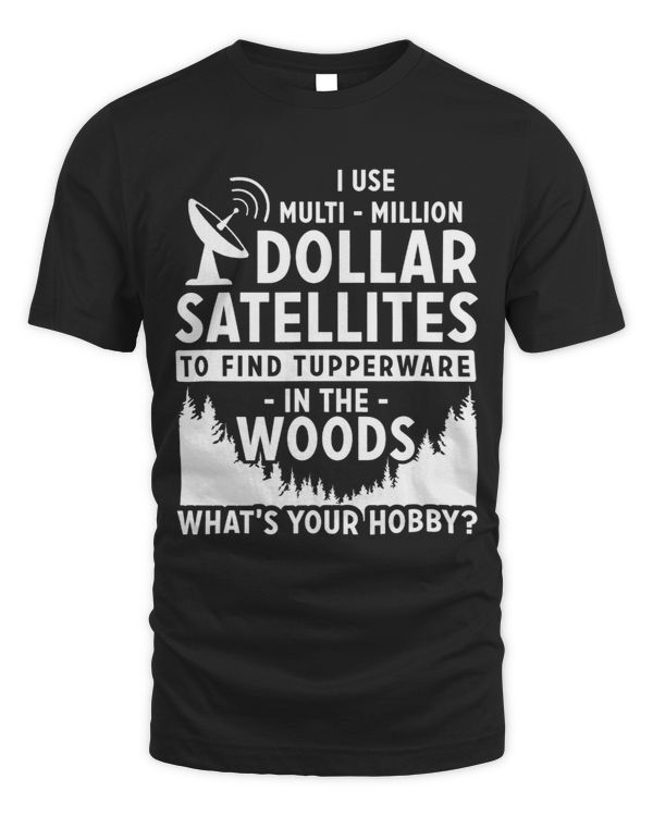 Geocaching Tees Satellites In The Woods
