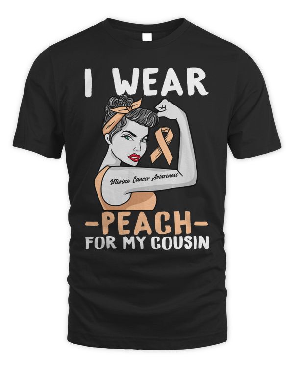 I Wear Peach Uterine Cancer Awareness