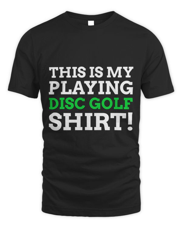 Funny Disc Golfer