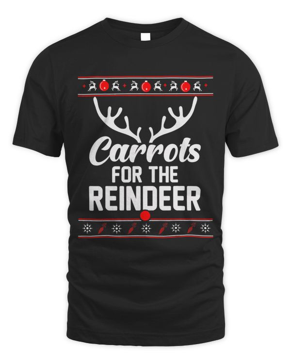 Carrots for Reindeer Funny Christmas Ugly Sweater