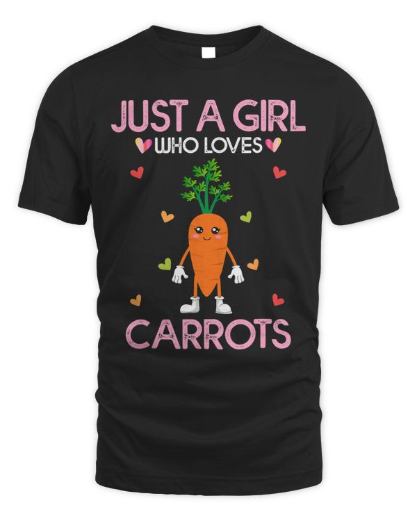 Carrots Shirt For Women Just A Girl Who Loves Carrots
