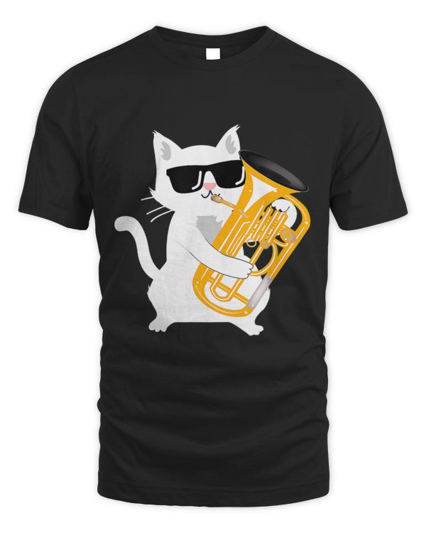 Cat Playing Euphonium