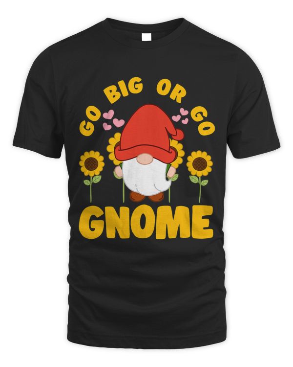 Go Big Or Go Gnomie With Sunflowers Yard Garden Gnome