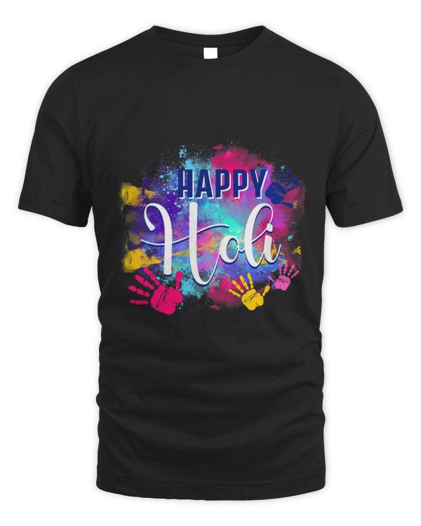 Happy Holi Spring Festival Colorful India Hindu Celebration