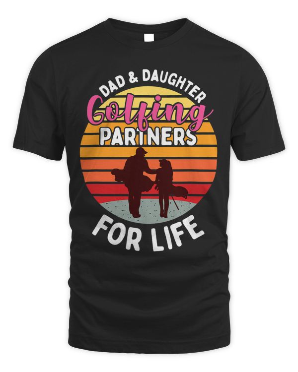 Dad And Daughter Golfing Partners For Life
