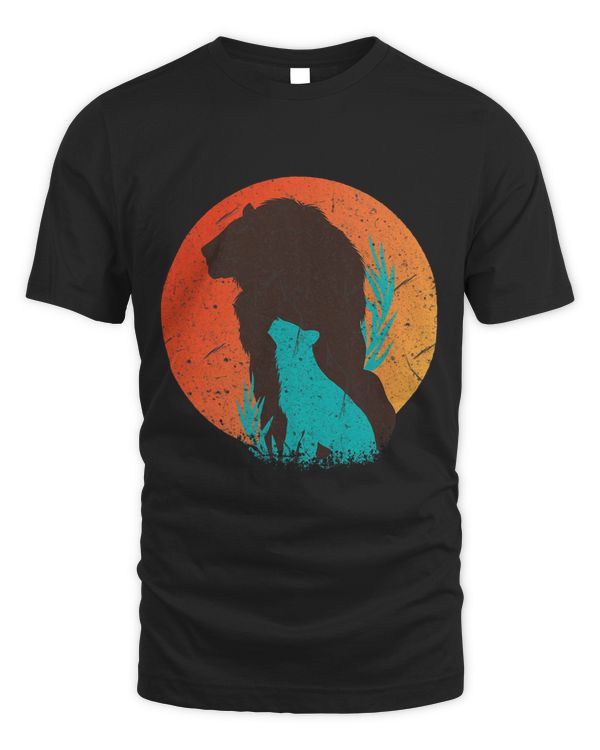 Kids Big Brother Lion Siblings Animal Motif 3