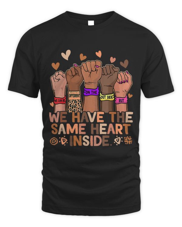 Same Heart Inside Black History Month BLM Melanin Pride Afro