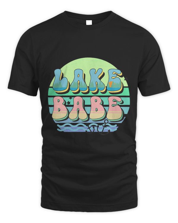 Lake Babe Girls Trip Adventure Camping Retro Y2K Nature