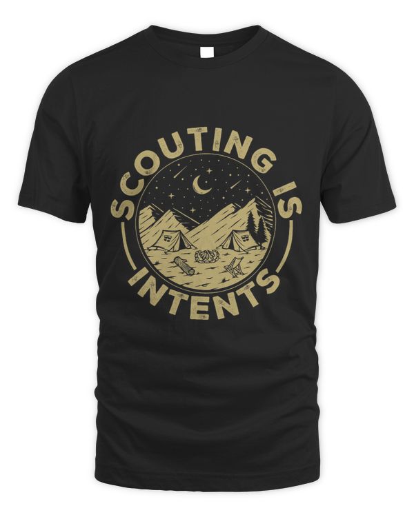 Camping Funny Scout Camper Scouting Is Intents