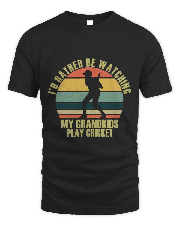 Heartfelt Rather Be Watching Grandkids Play Cricket