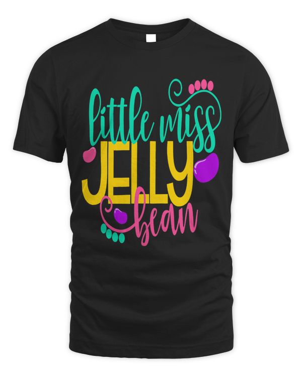 Girls Easter Shirt Kids LittleMiss Jelly Bean Daughter