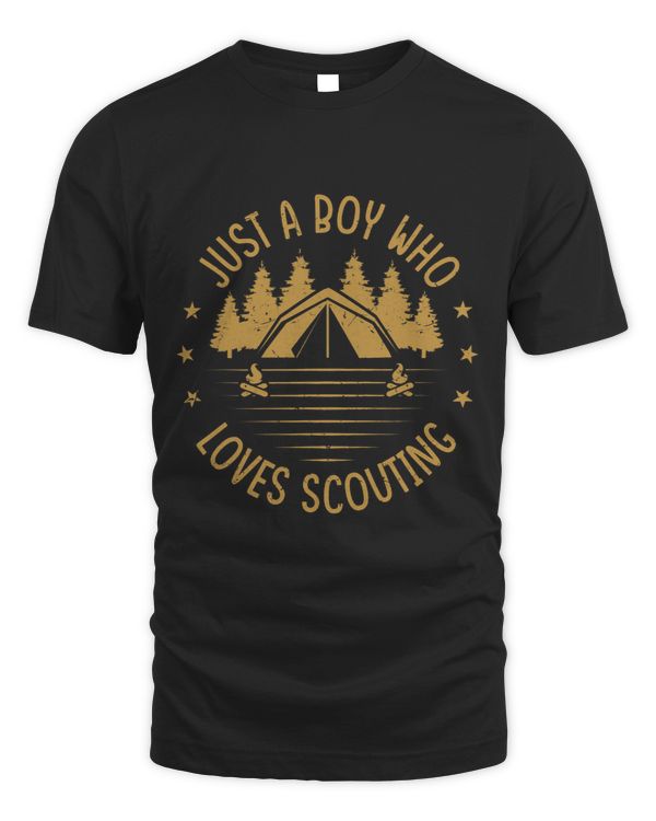 Camping Just A Boy Who Loves Scouting