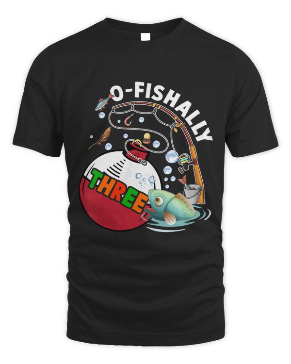 Kids Kids 3rd Bday Fishing Theme For Boys And Girls OFishally 3