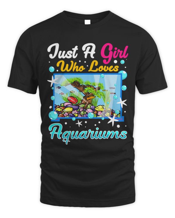 Just a Girl Who Loves Aquariums Fish Tank Marine Biologist