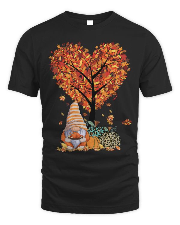 Cute Gnome Happy Thanksgiving Fall Leopard Pumpkin Turkey26