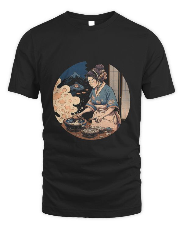 Surrealism Japanese Painting Rice Cook 2