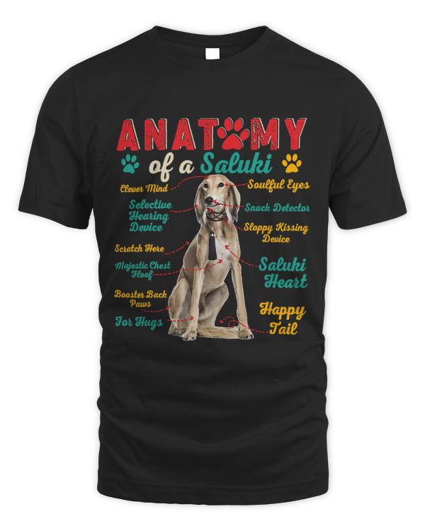 Vintage Anatomy Of A Saluki Clever Soulful Happy Tails
