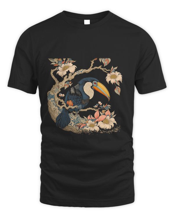 Surrealism Japanese Painting Toucan 1